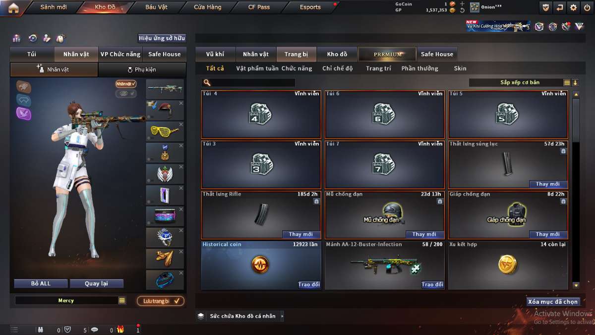 shop acc cf uy tin gia re